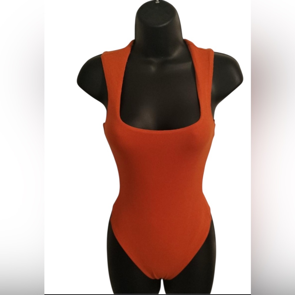 Wild Fable Square KNECK ribbed bodysuit